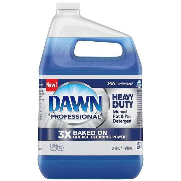 Dawn Professional Heavy Duty Manual Pot And Pan Dish Soap Detergent, 1 Gallon