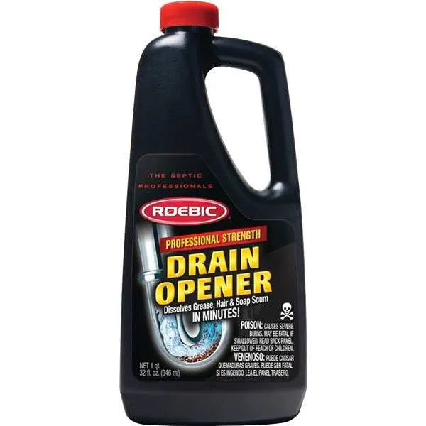 Roebic Pro Drain Opener Liquid, Quart
