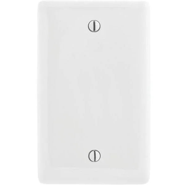 Hubbell 1-Gang White Box Mount Blank Wall Plate