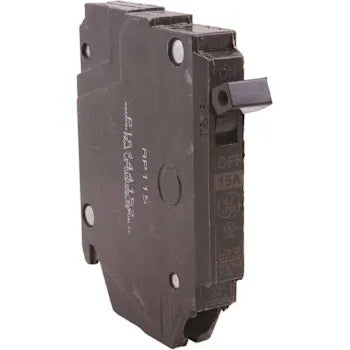 Ge Q-Line 15 Amp 1/2 In Single-Pole Circuit Breaker