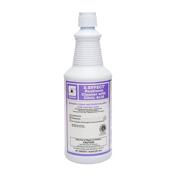 Spartan X-Effect Restroom Cleaner With Citric Acid, Lavender