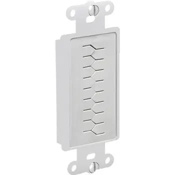 Arlington Cable Entry Device Slotted Cover With Wall Plate