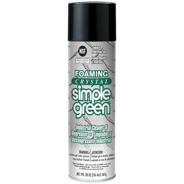 Simple Green 20 Oz. Foaming Crystal Cleaner/Degreaser Aerosol