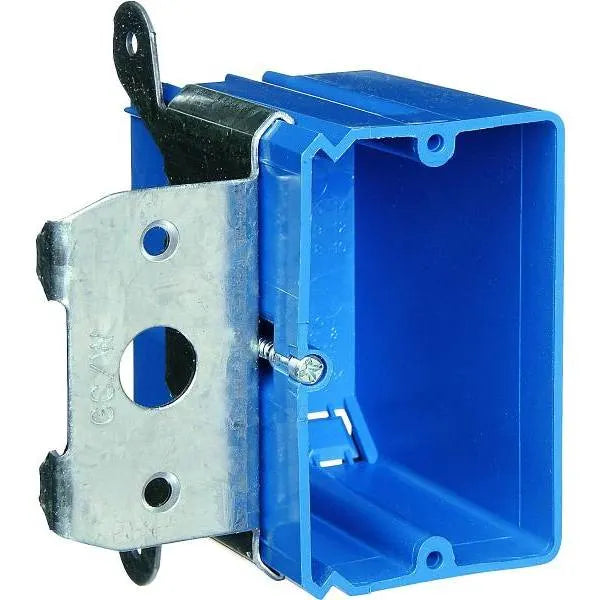 Carlon 1-Gang 21 Cu." New Wrk Non-Metallic Electrical Wall Box Adjst Bracket