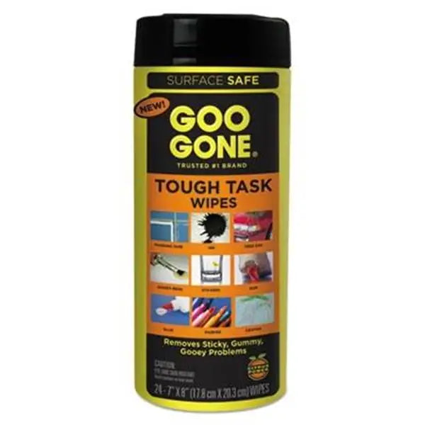 Goo Gone Disinfectant Clean Up Wipes (24-Canister) (White)
