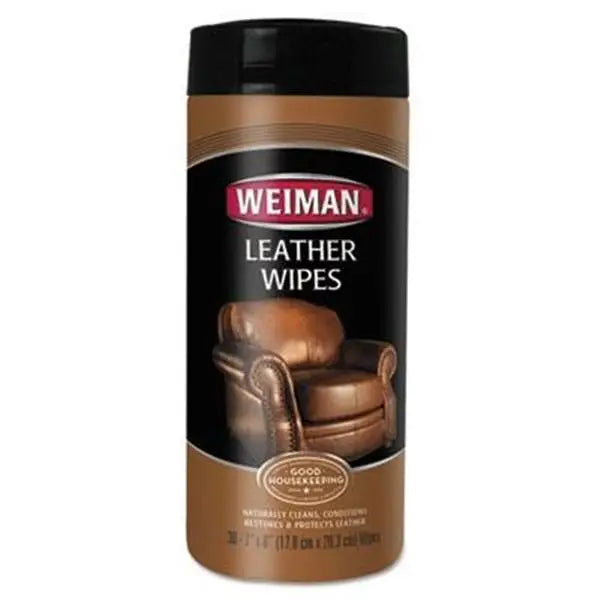 Weiman Leather Wipes (30-Canister)