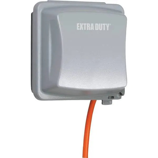 Taymac Gray 2-Gang Weatherproof Extra-Duty In-Use Cover