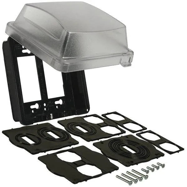 Taymac 2-Gang Clear Weatherproof In-Use Cover