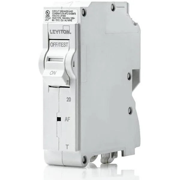Leviton 20 Amp 120 V Afci 1-Pole Thermal Magnetic Branch Circuit Breaker