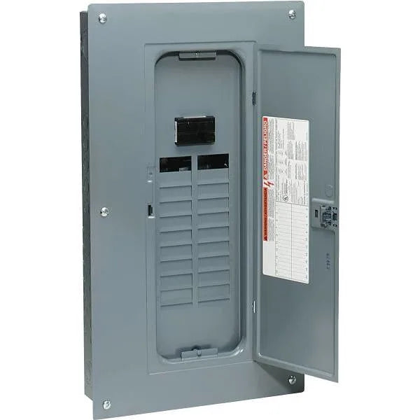 Square D Homeline 100a 20-Space 40-Circuit Load Center W/ Main Breaker And Cover