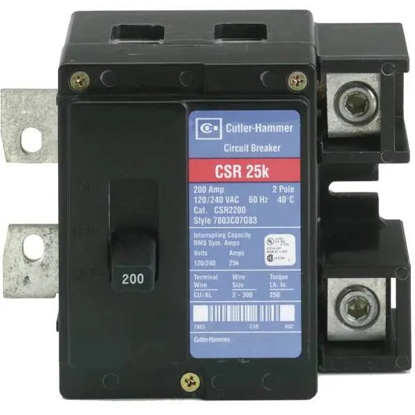 Eaton Csr 200 Amp 2-Pole 25 Kaic Main Circuit Breaker