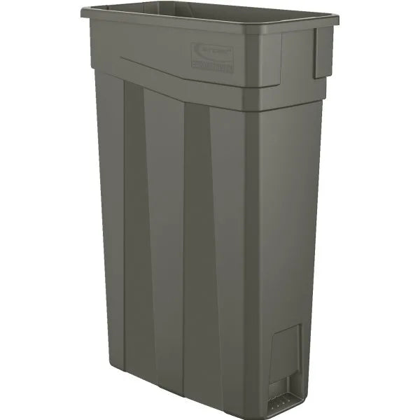 Suncast Commercial Slim 23 Gallon Trash Can