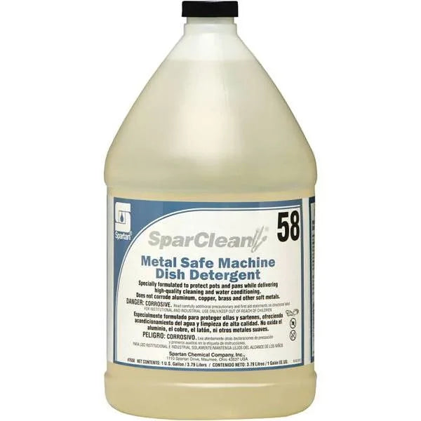 Spartan 1 Gal. Sparclean Metal Safe Machine Dish Detergent