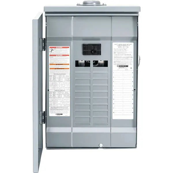 Square D Homeline 100a 20-Space 40-Circuit Outdoor Main Breaker Load Center