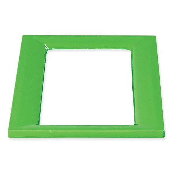 Safco Mixx Recycling Center Lid, 9.87"W X 19.87"D X 0.82"H, Green