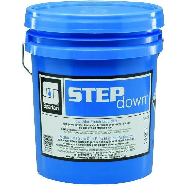 Spartan Step Down Floor Finish Remover, 5 Gal