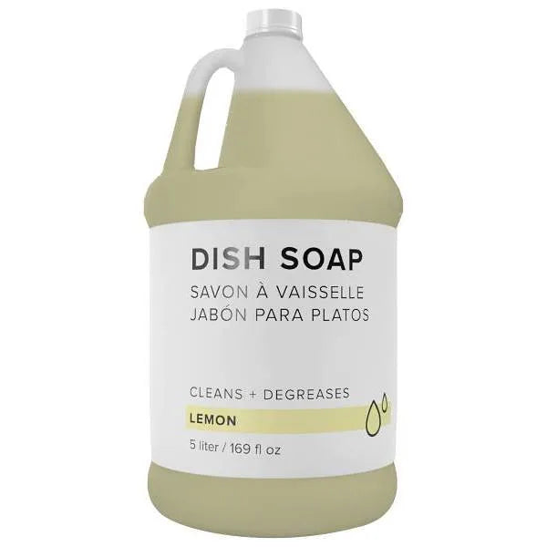 Hotel Emporium Lemon 5l Dish Soap In Jug With Screw Cap
