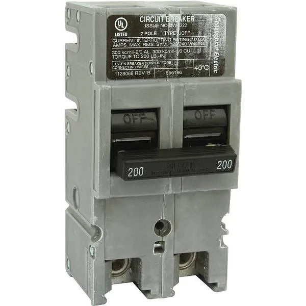 Connecticut Electric 200 Amp 3 In. 2-Pole Replacement Main Breaker