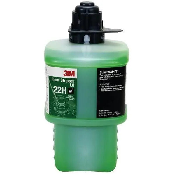 3M 2 Liter Twist 'N Fill Floor Stripper Lo 22h Concentrate
