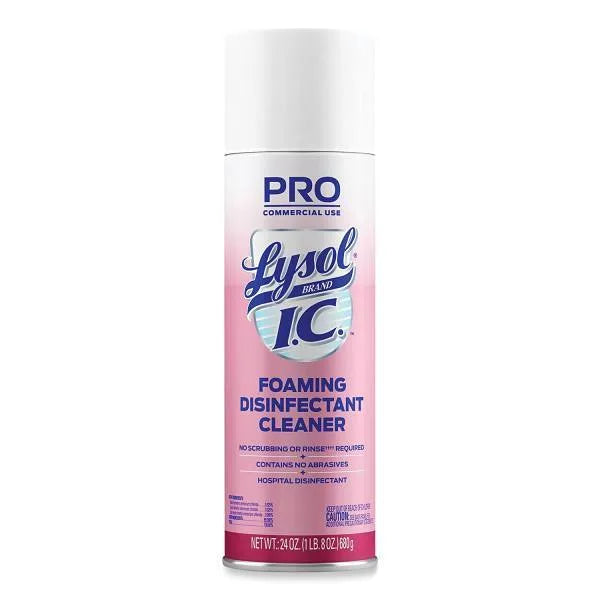 Foaming Disinfectant Cleaner, 24 Oz Aerosol Spray