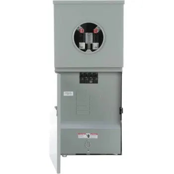 Siemens 200a 8-Space 16-Circuit Meter Combo Oh/Ug Subfeed Lug Ring Type