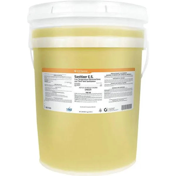 No Rinse Low Temp Dish And Third Sink Sanitizer, 5 Gal