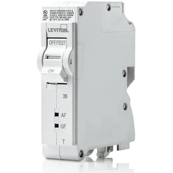 Leviton 20 Amp 120 V Afci/Gfci 1-Pole Thermal Magnetic Branch Circuit Breaker