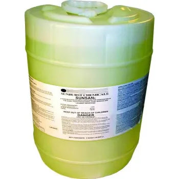 Sunburst Chemicals 5 Gal. Sunsan 2 Low-Temp Dish Machine Chlorinated Sanitizer