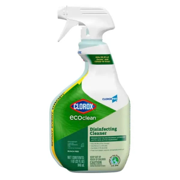 Clorox Ecoclean Disinfecting Cleaner Spray, Cloroxpro, 32 Fl Oz
