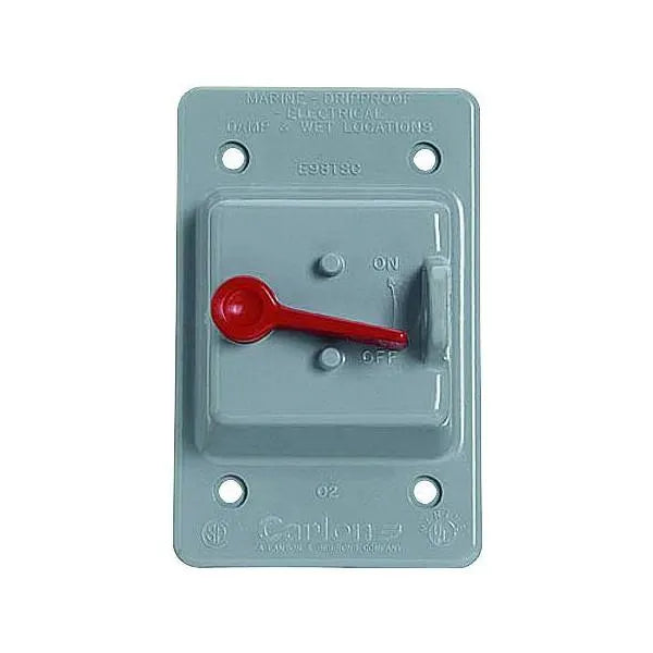 Carlon 1-Gang Weatherproof Toggle Switch Cover