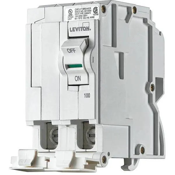 Leviton 100 Amp 120 V/240 V Standard 2-Pole Thermal Magnetic Branch Circuit Breaker