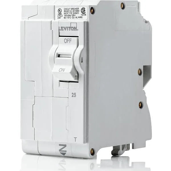 Leviton 25 Amp 120 V/240 V Standard 2-Pole Thermal Magnetic Branch Circuit Breaker