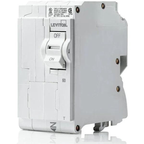 Leviton 60 Amp 120 V/240 V Standard 2-Pole Thermal Magnetic Branch Circuit Breaker