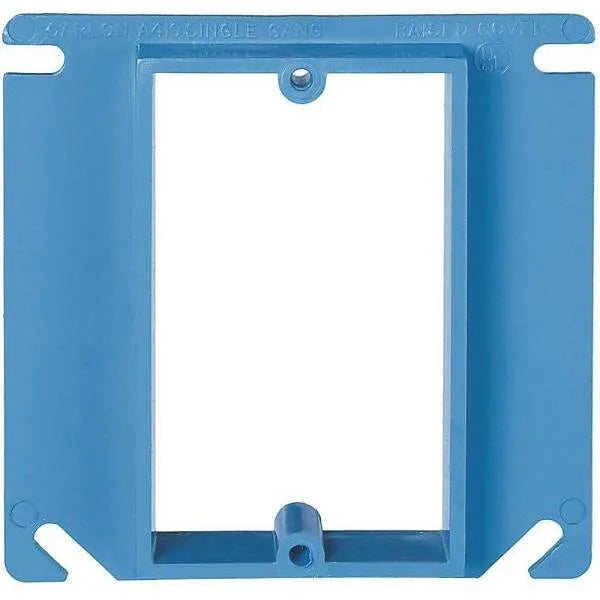 Carlon 1-Gang Non-Metallic Ent Box Cover (Blue)