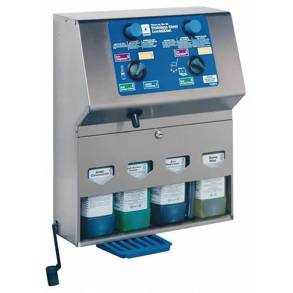 Stainless Steel Lock & Dial Dispenser Kit