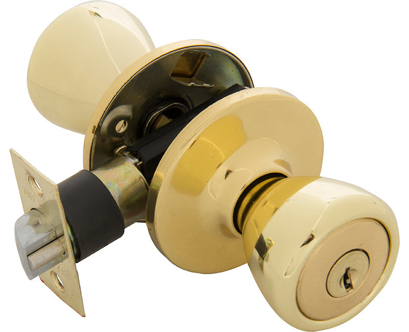 Tulip Knob Entry Lockset - US3 Boxed