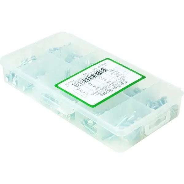 Adamax Wall Plate Screw Kit (300-Pack) (White/Ivory)