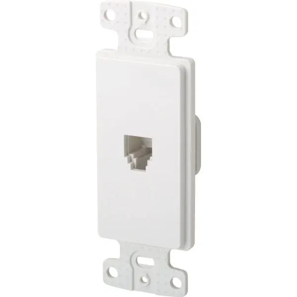 Hubbell 1-Gang Molded-In Decorator Frame W/Jack