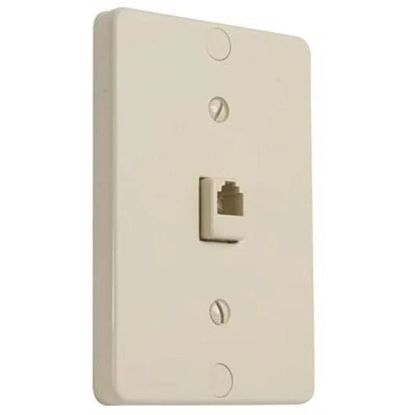 Leviton 1-Gang Coaxial Wall Plate (Ivory)