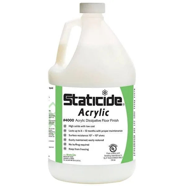 Acl Staticide 1 Gal. Acrylic Dissipative Floor Finish