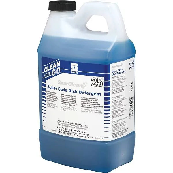 Spartan 2 L. Sparclean Super Suds Manual Dish Detergent