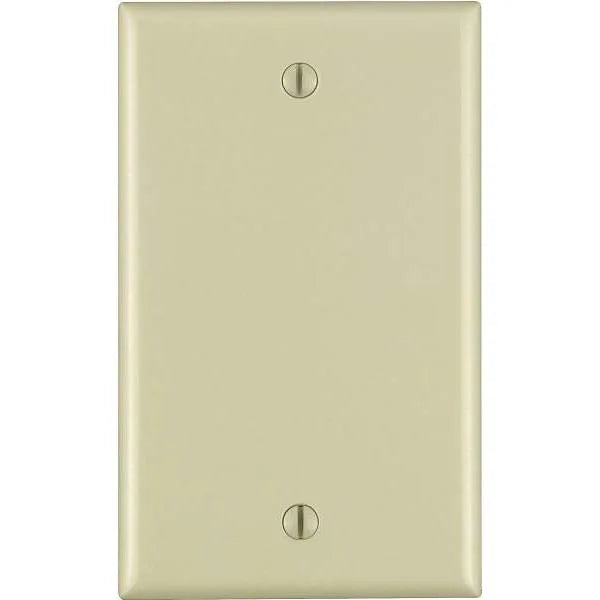 Leviton 1-Gang Blank Wall Plate (Ivory)