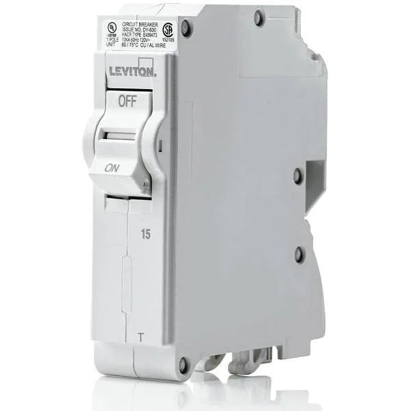 Leviton 15 Amp 120 V Standard 1-Pole Thermal Magnetic Branch Circuit Breaker