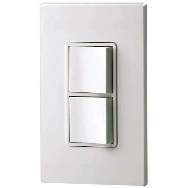Leviton Decora 15a 120/277v 1-Pole Commercial-Grade Ac Combo Rocker Switch (Ivory)