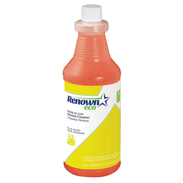 Renown Eco Ready-To-Use Neutral Multi-Purpose Cleaner, Ecologo Certified, Fruity Scent, 32 Fl Oz