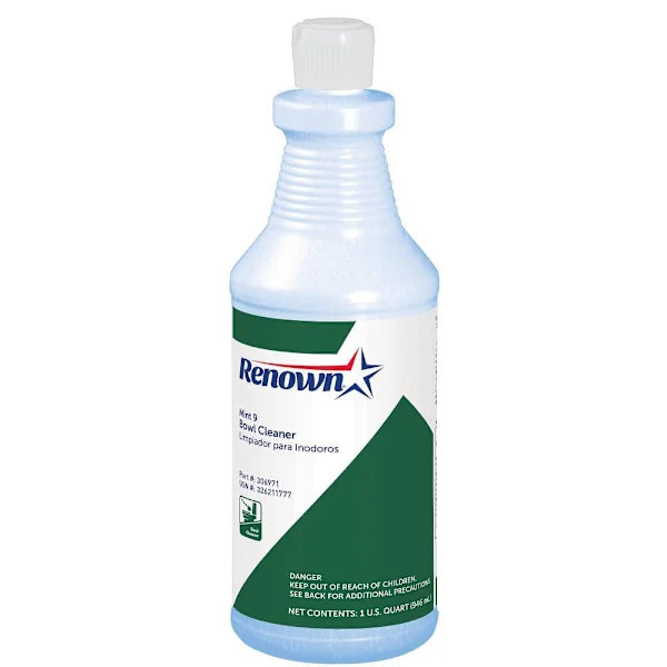 Renown High-Acid Deodorizing Toilet Bowl Cleaner Mint Scent, 32 Fl Oz