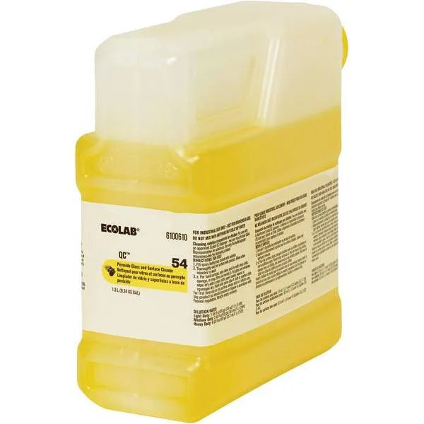 Ecolab 1-1/3 L. Qc Peroxide Glass and Surface All-Purpose Cleaner