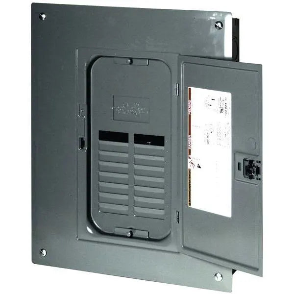 Square D Qo 125 Amp 12-Space 12-Circuit Indoor Main Lug Plug-On Neutral Load Center W/ Cover