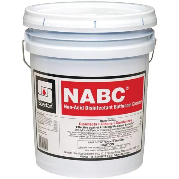 Spartan Restroom Disinfectant, 5 Gal., Nabc, Floral Scent