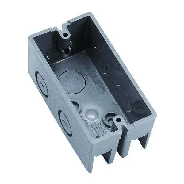 Carlon 1-Gang 12 Cu. Ft. New Work Non-Metallic Handy Box (Gray)